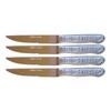 Cowboy Living Ranch Brands Stainless Silverware Steak Knife Set (4