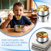 8 Pcs Small Stainless Steel Bento Box Bulk 13 oz
