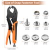 Snap Fastener Tool, Kamtop Heavy Duty Snap Button Plier with