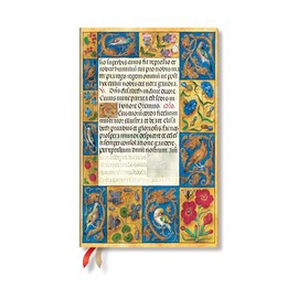 Paperblanks | 2025 Weekly Planner | Spinola Hours | Ancient Illumination | 12-Month | Maxi | Horizontal | Elastic Band | 160 Pg | 100 GSM
