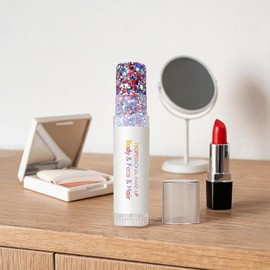 Barra Purpurina Maquillaje Brillo Patriótico Rojo, Y Azul Purpurina para el Rostro y Cabello para Desfiles, Festivales, Partidos de Fútbol, Conciertos, Chicas, Mujeres, Hombres