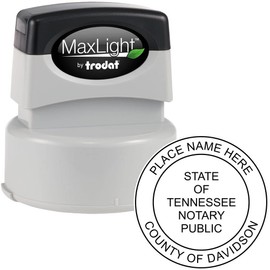 Premium Pre-Inked Notary Public Stamp for Tennessee Notaries, 1-5/8 Size, TN Notary Stamp, State Board Compliant, Ideal for Notary in Tennessee - Long-Lasting Notary Stamp Tennessee