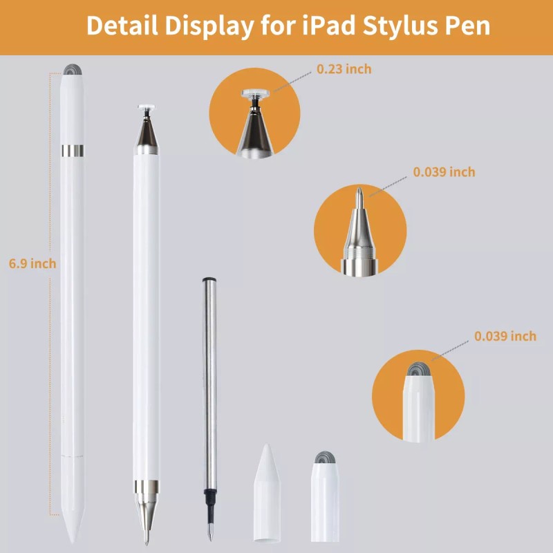 Contaeras Stylus Punta Fina De Disco Precisión Doble Punta para