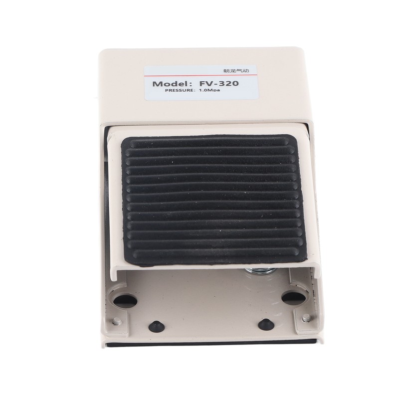Pneumatic Pedal Valve Two Position Three Way Threaded Non Slip