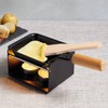 4 Pieces Wooden Scraper Cheese Barbecue Spoon Scraper (Apricot, One