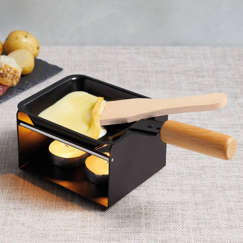 4 Pieces Wooden Scraper Cheese Barbecue Spoon Scraper (Apricot, One