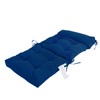 QILLOWAY Indoor/Outdoor High Back Chair Cushion,Tufted, Replacement Cushions - Set