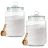 Global BathGlow 70 oz Bath Salt Set - Glass Jar