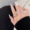 Inateannal Punk Snake Rings Open Adjustable Snake Rings Gothic Snake