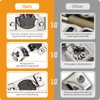 Chibery 10 Pack 1-1/4" 4D Overlay Soft Close Concealed Hinges