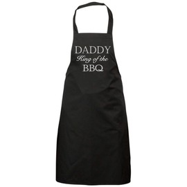 60 Second Makeover Limited Daddy King of the BBQ Apron Gift Present Fathers Day Birthday Christmas