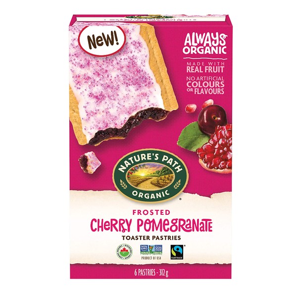 Nature's Path Toasted Pastries Frosted Cherry Pomegranate 312g
