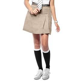 Classroom School Uniforms Big Girls Stretch Double-Pleated Scooter, Khaki, 8h