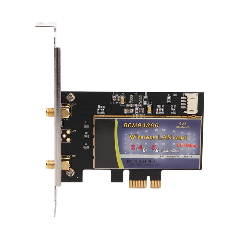 PCI E Network Card BCM94360 1200Mbps PCB Material Computer WiFi