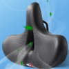 WEST BIKING Bike Seat Wide Comfortable Cycle Saddle Shock Absorption