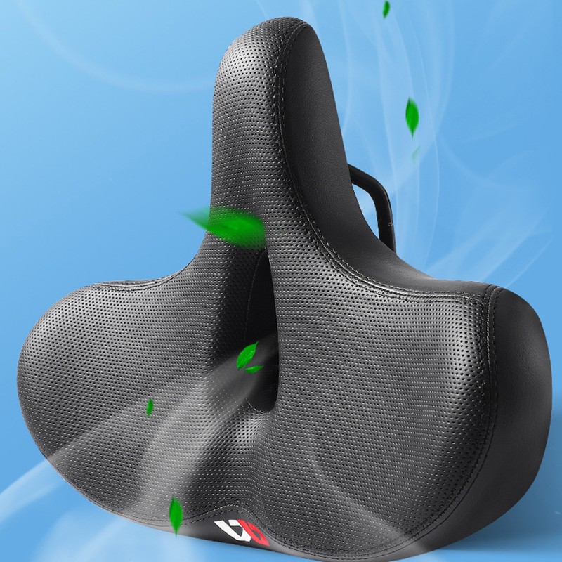 WEST BIKING Bike Seat Wide Comfortable Cycle Saddle Shock Absorption