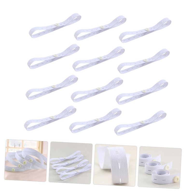 Healifty 12pcs Diaper Button Cloth Diaper Closures Belly Binder Infant