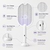 3-in-1 Electric Mosquito Swatter for Home – 3000V Rechargeable Bug