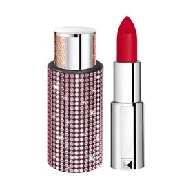 Lyxheth Upright Car Chapstick Holder, Lip Gloss Holder for Car, Sparkling Rhinestone Auto Interior Insulating Lip Balm Holder, Auto Accessories Bling Car Lipstick Holder Fit Most Vehicles (Pink)