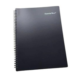 40 Pages Black Plus File Non-Reflective Music Sheet Folder (20-Pocket to fit 40 Sheet Music), Spiral Bound Lies Flat, Sheet Music Organizer for A4 and Letter Size Music Sheet