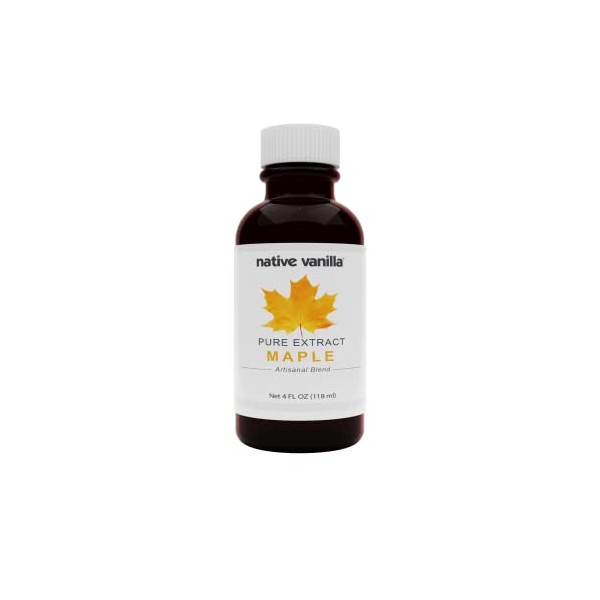 Native Vanilla - Pure Maple Extract - 4 Fl Oz
