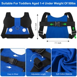 Accmor Toddler Harness Leash, Cute Kids Leash + Black Anti Lost Wrist Link for Outdoor Travel, Adorable Baby Leash Child Walking Harness Wristband Assistant Strap Mini Belt Protector for Boys Girls