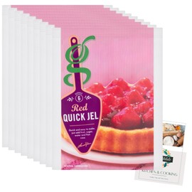 Jelly Glaze Bundle with Greens Red Quick Jel 8 Pack (8 x 38g) + Brightdale Kitchen Booklet