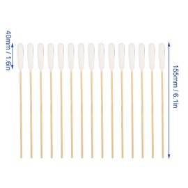 Pack of 100 Pet Cotton Buds, Cotton Buds for Dogs and Cats, Professional Dirt Removal, Bamboo Sticks, Cotton Buds for Cleaning the Ears of Dogs