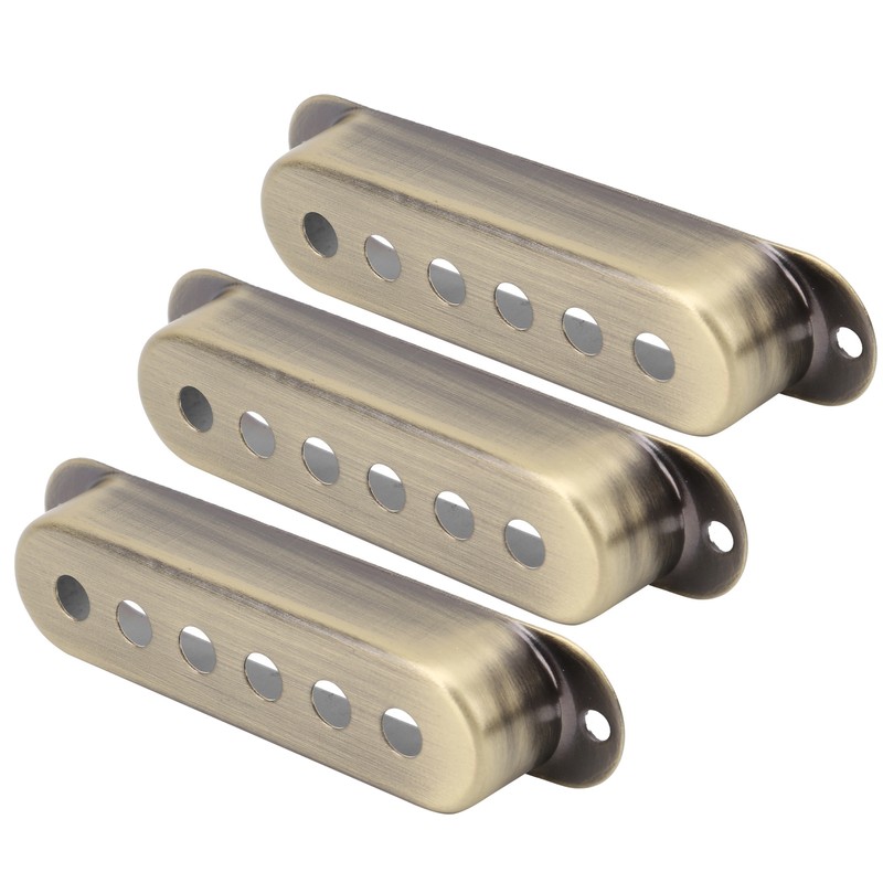 3Pcs Single Pickup Cover Brass 48mm/50mm/52mm Musical Instrument Accessories for