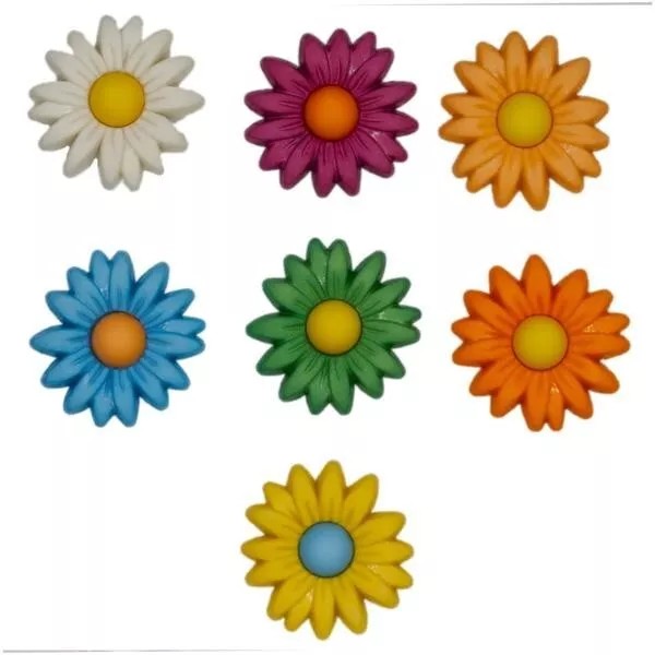 Buttons Galore Daisy Delights 4259 - Flower Buttons Galore Embellishments