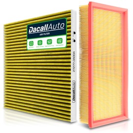 Dacall Engine & Cabin Air Filter Set Fit for Nissan Altima L4 2.5L (2007-2012), Replace 27277-JA00A, 27277JA00A, 16546-JA00A, 16546JA00A
