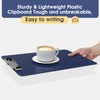 Plastic Clipboards, A4 Blue Clip Board 8.5x11 for Classroom, Students,