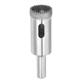 HARFINGTON Diamond Drill Bits 15mm Serrated Hollow Core Hole Saw for Glass Ceramic Porcelain Tile Marble Stone