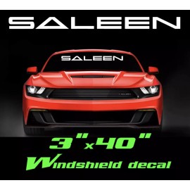 Windshield Sport Banner Vinyl Decal Sticker USDM Saleen Turbo Mustang Racing11