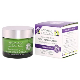 Andalou Naturals Night Repair CRM Resv Q10 1.7 Oz