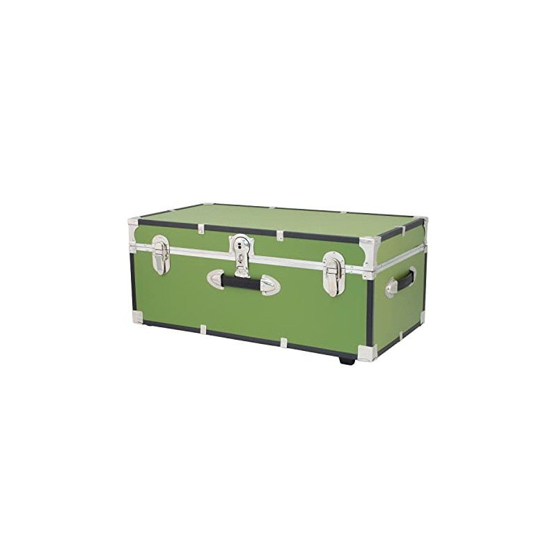 Seward Explorer Trunk with Wheels & Lock, Olive Grove, 30-Inch