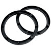 ZZHXSM 2PCS Black Plastic Speaker Gasket 6.5 inch Car Stereo