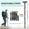 Autuveen Hiking Tactical Stick Walking Staff,Portable Walking Sticks Trekking Poles
