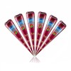 6 x Dark Brown Mehndi All Natural Body Art Organic