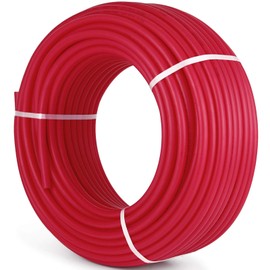 Happybuy 3/4" X 300Ft PEX Tubing Pex-B Red Hydronic Radiant Floor Heat Heating System Pex Pipe Pex Tube (3/4" O2-Barrier, 300Ft/Red)…