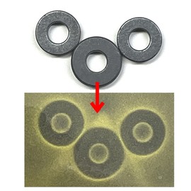 Magnetic field observation sheet with mount