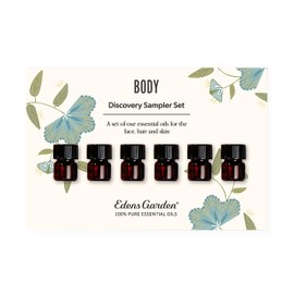 Edens Garden Body Discovery Sampler Essential Oil 6 Set, Pure Aromatherapy Sampler Pack (for Diffuser) - Set of 6