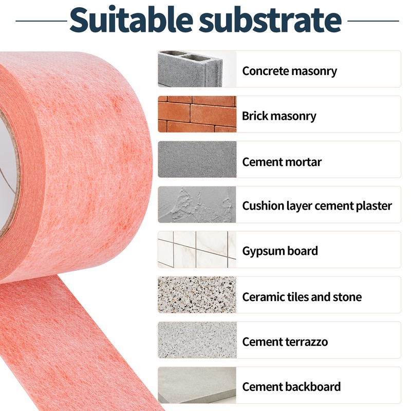 SUNJIKA Waterproofing Membrane Band, 5 in x 120 Ft, 24