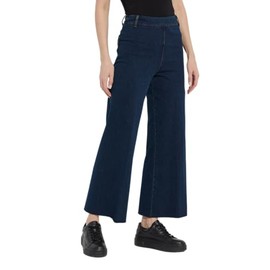 Lyssé Erin Wide Leg Jeans for Women – High Waisted Wide Leg Pants for Women, Made with Stretch Denim (Indigo, Small)