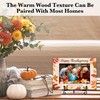 TIRYWT Thanksgiving Pumpkin Gifts, Fall Orange Maple Photo Frame 4x6,