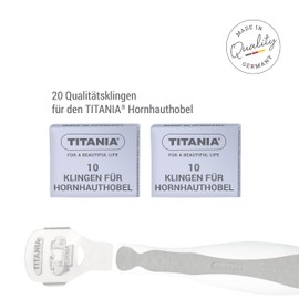 Titania Spare Blades for Slicer, Skin Card Pack of 1 x 18 g)