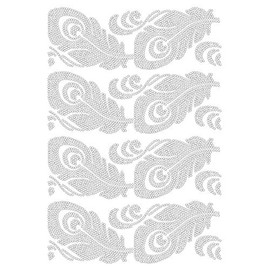 Ideen mit Herz Iron-On Rhinestone Design Rhinestone Appliqué Iron-On Patch A4