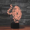 SUPERHONGJIHAO Night Light for Children, 3D Tiger LED Lamp with