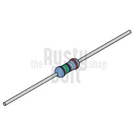 The Rusty Bolt Shop Resistors - 1/2 w (0.5 watt) - 0.5 ohm - 1% Tolerance - Metal Film - New - 10