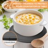 Silicone Trivet Mats 3 Pack Heat Resistant Pot Holders, Multipurpose